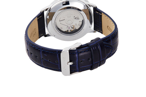 Symphony III RA-AC0F06L10B | RA-AC0F06L blue leather strap fitted with stainless steel buckle 