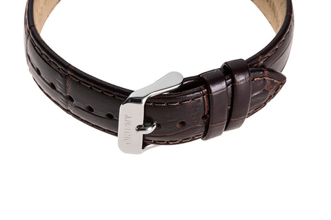Bambino Open Heart RA-AG0002S10B | RA-AG0002S brown leather strap fitted with stainless steel buckle