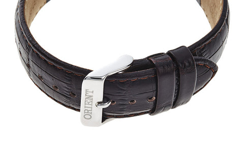 Bambino Classic SAC00005W0 | AC00005W brown leather strap fitted with stainless steel buckle