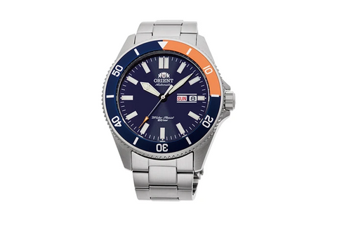 Kanno RA-AA0913L19B | RA-AA0913L. A blue dial automatic dive watch of 44mm case size, 200m water resistance and screw down crown. Shop now on orientwatch.in