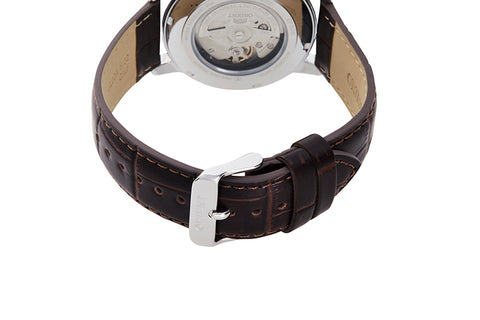 Camper RA-AA0C06E19B | RA-AA0C06E brown leather strap fitted with stainless steel buckle 