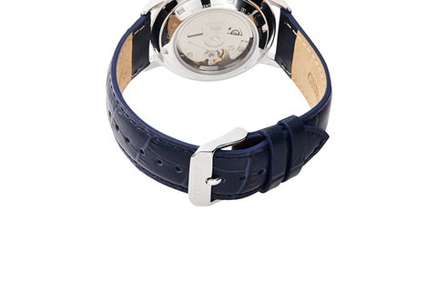 Maestro RA-AC0E04L10B | RA-AC0E04L blue leather strap fitted with stainless steel buckle
