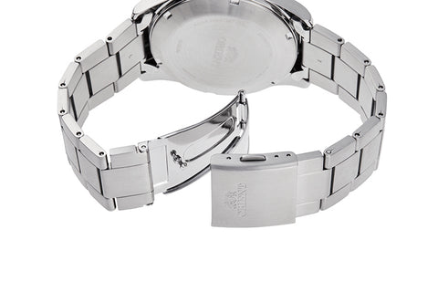 Defender RA-AK0402E10B | RA-AK0402E stainless steel bracelet fitted with foldover clasp and push button