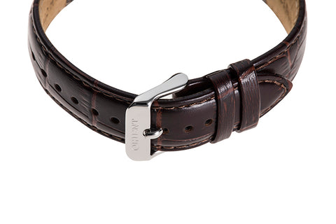 Bambino Small Seconds RA-AP0002S10B | RA-AP0002S brown leather strap fitted with stainless steel buckle