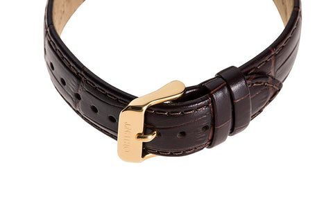Bambino Small Seconds RA-AP0004S10B | RA-AP0004S brown leather strap fitted with stainless steel buckle